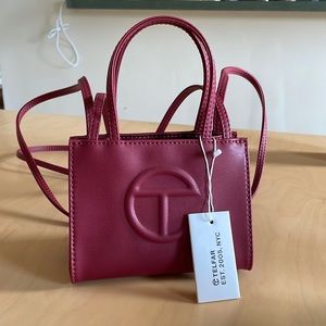 *New* Small Telfar Bag in Oxblood